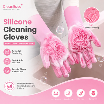 Silicone Cleaning Glove™ – Reusable Scrubbing Glove for Kitchen, Dishes & Bathroom
