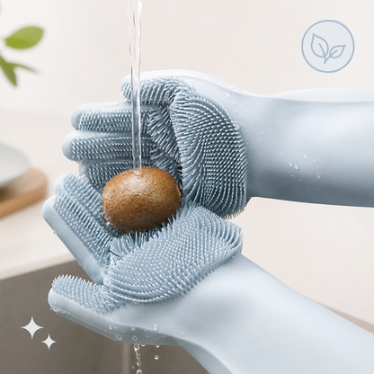 Silicone Cleaning Glove™ – Reusable Scrubbing Glove for Kitchen, Dishes & Bathroom