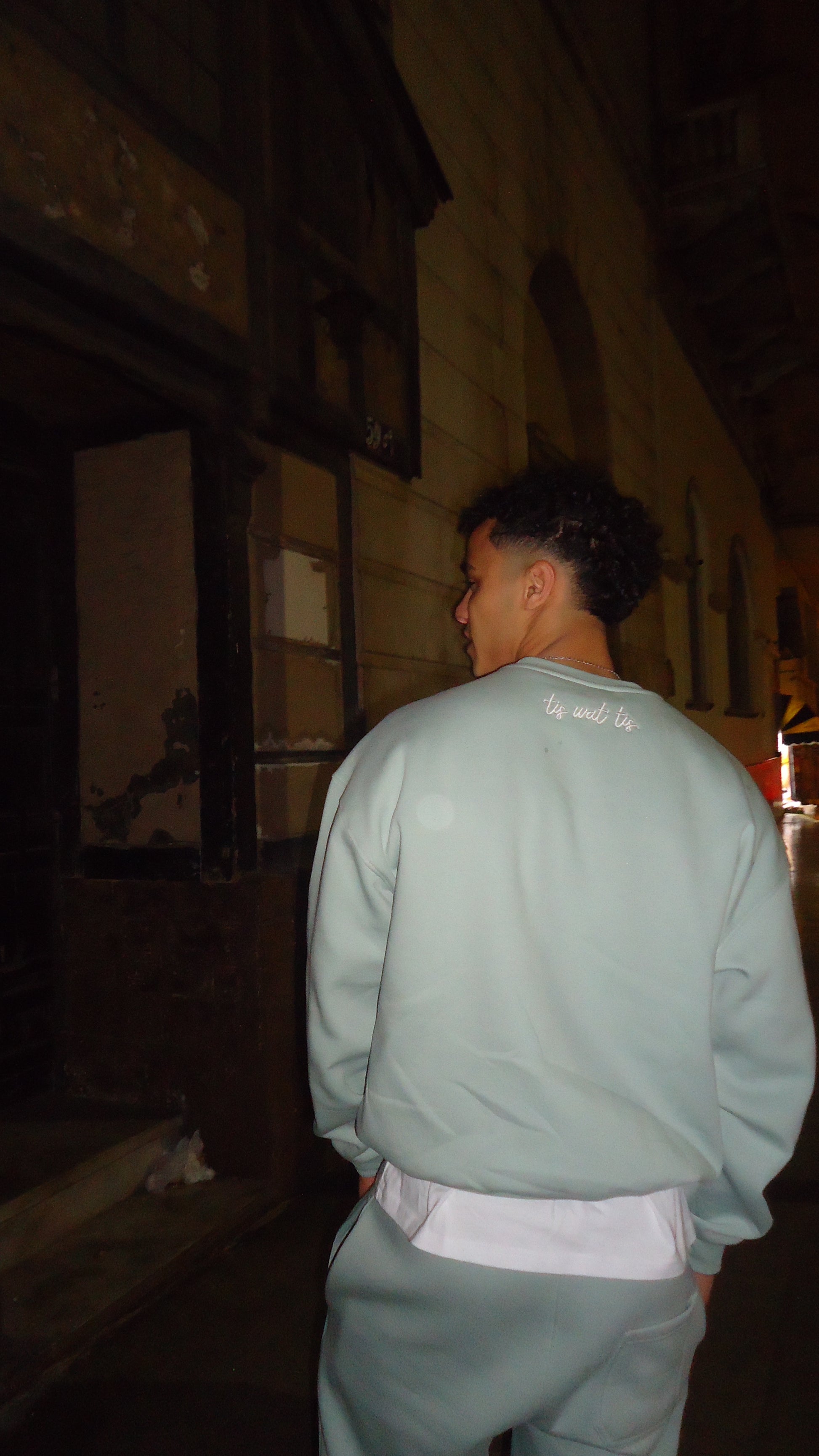 MINT-GREEN CREWNECKS