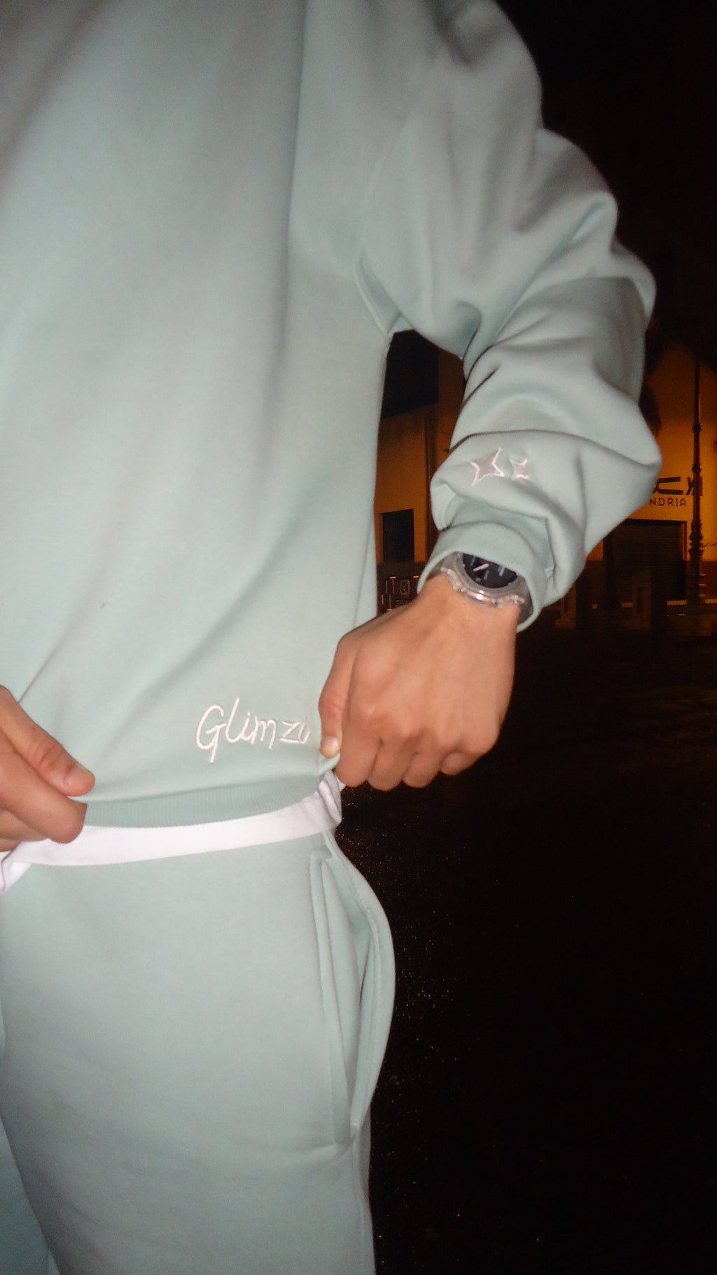 MINT-GREEN CREWNECKS