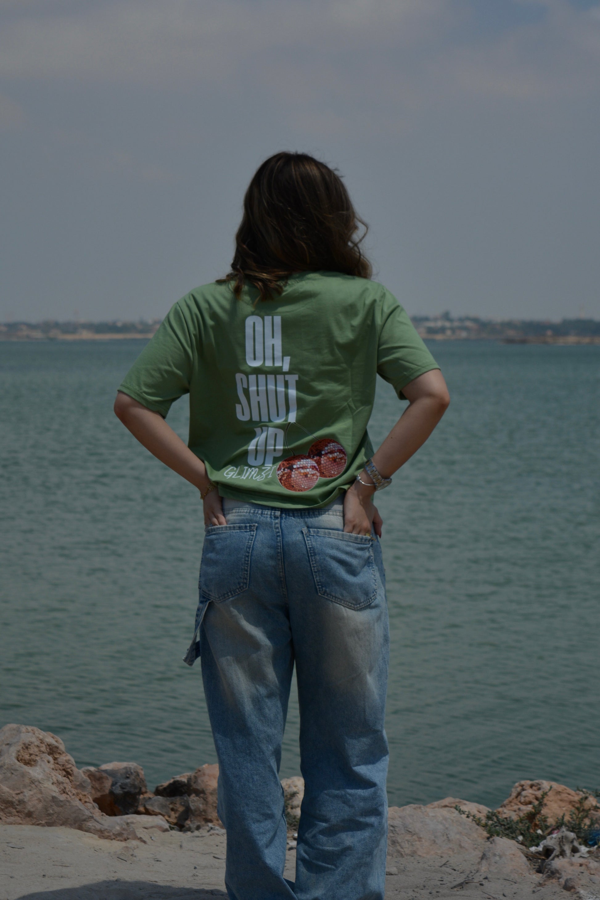 "OH SHUT UP" Graphic T-shirt.