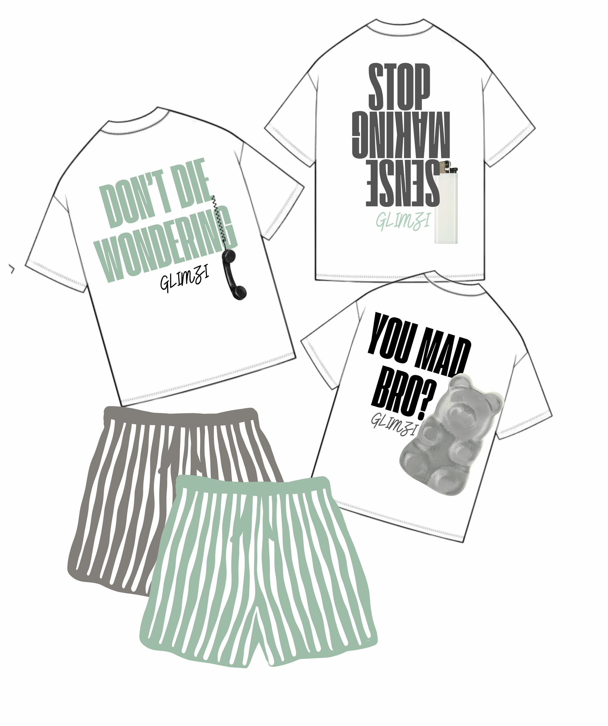 BUY 2 T-SHIRT GET 1 SHORT FREE.